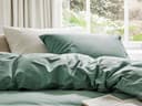 Kissenbezug Baumwollsatin Sea Green