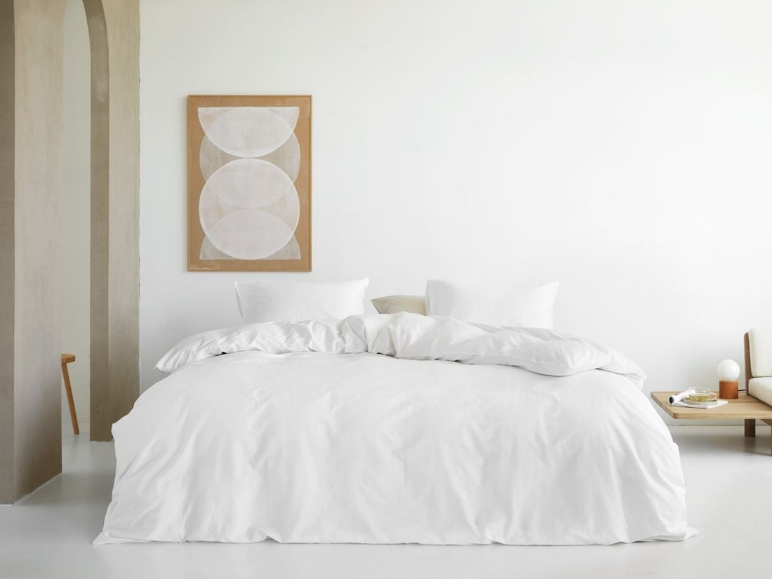 Satin-Bettwäsche White Moon