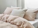 Kissenbezug Baumwollsatin Dusty Rose