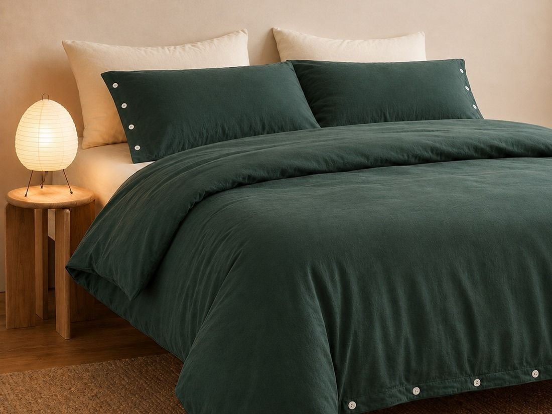 Jersey-Bettwäsche Pine Green