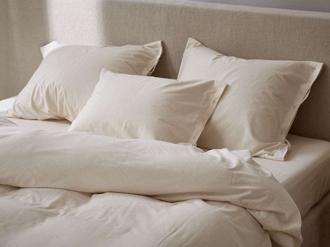 Kissenbezug Flanell Naturell