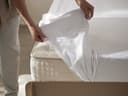 Molton Baumwolle Pure White