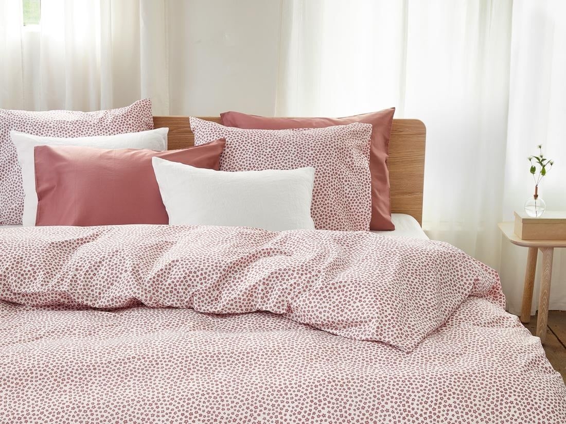 Perkal-Bettwäsche Little Daisy 200x220 + 2/80x80