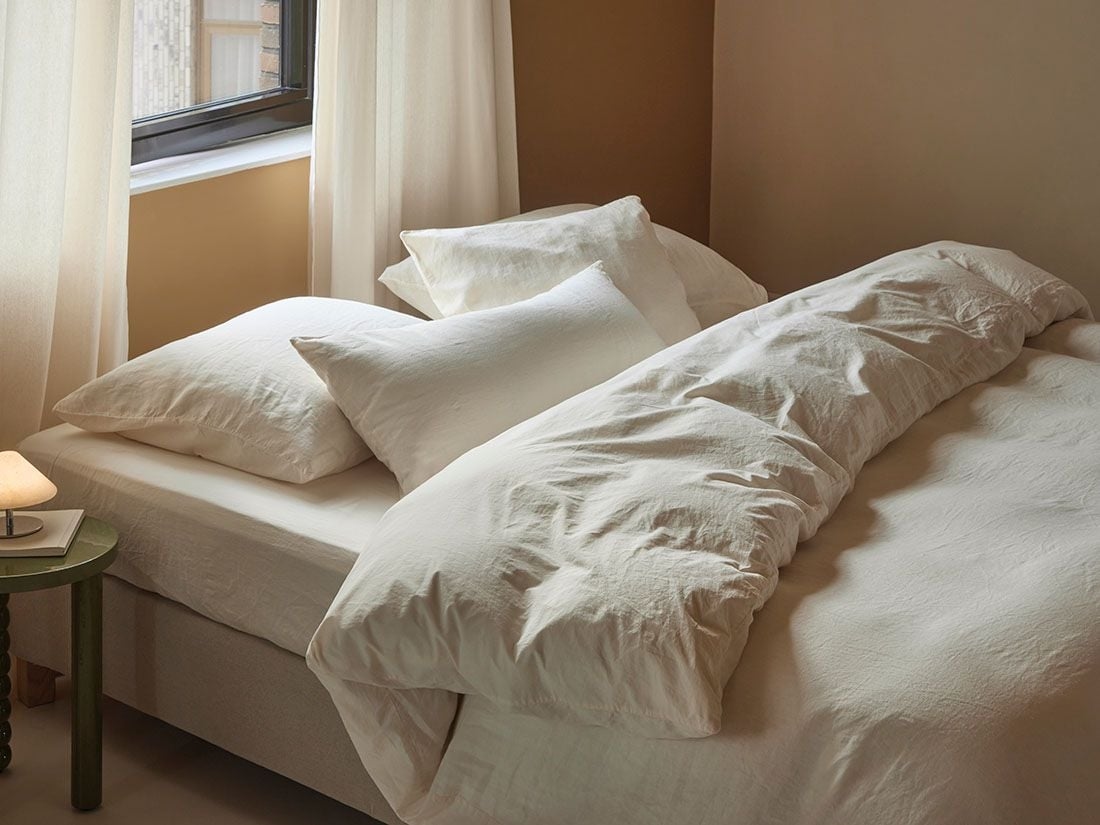 Hanf-Baumwoll-Bettwäsche Soft Cream