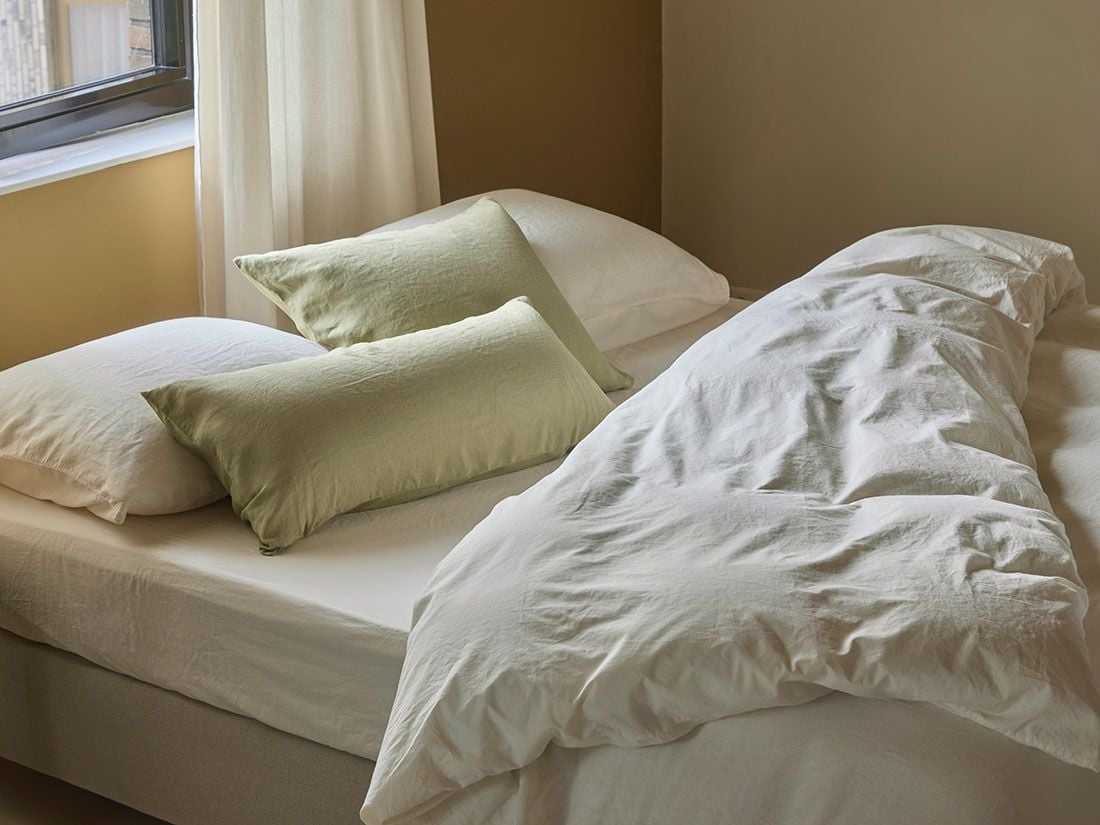 Hanf-Baumwoll-Bettwäsche Soft Cream