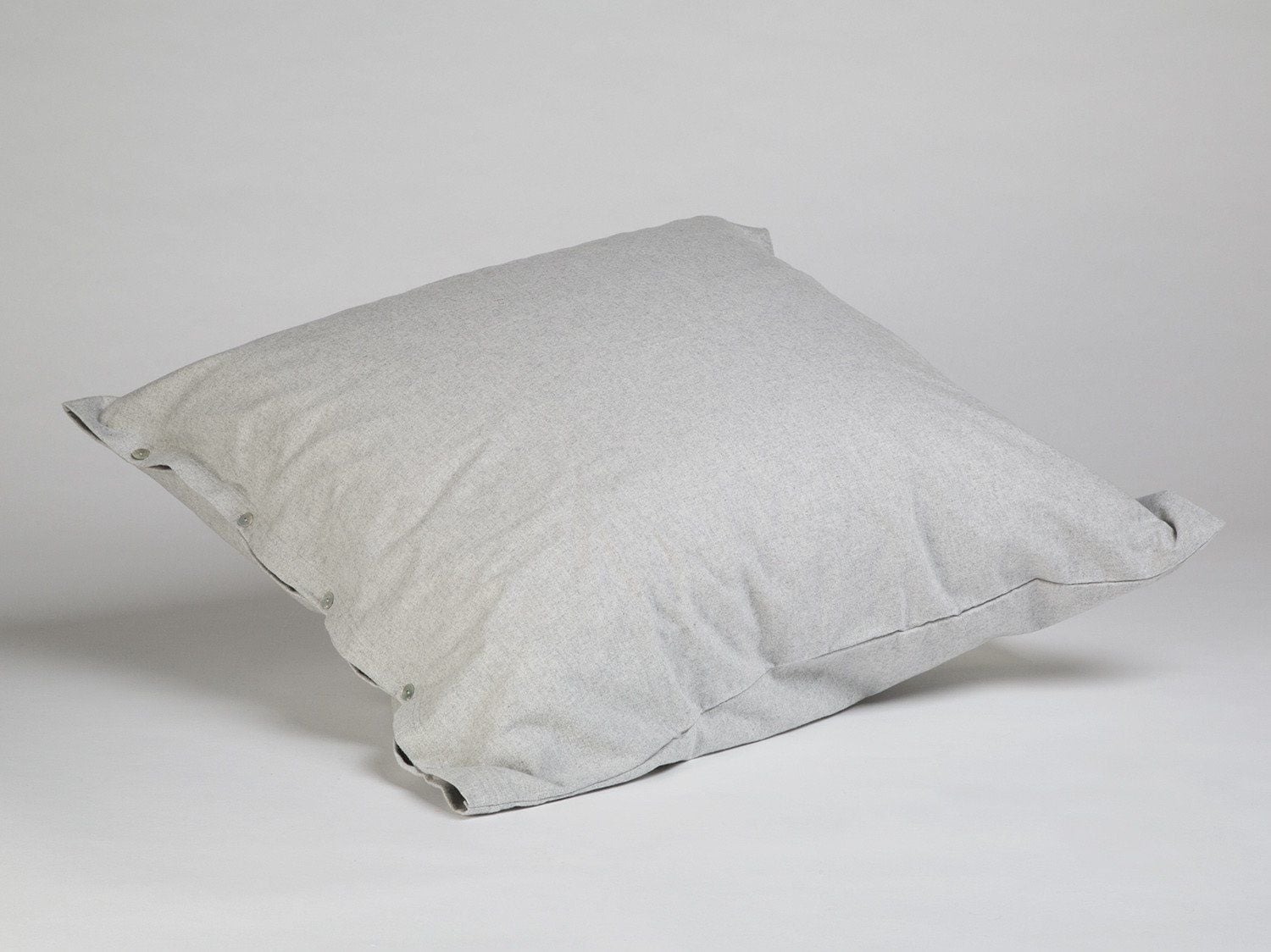 Kissenbezug Flanell Light Grey 80x80