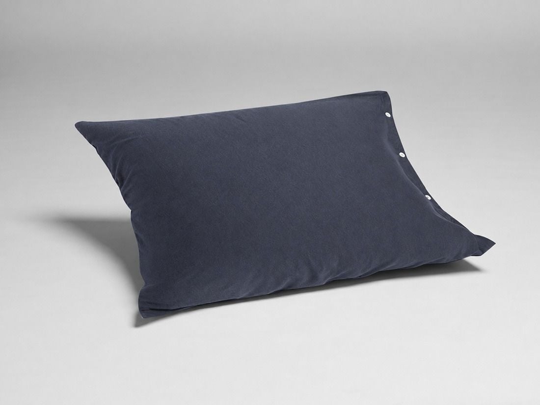 Kissenbezug Baumwolljersey Indigo Blue