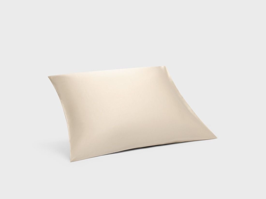 Kissenbezug Baumwollsatin Almond Milk