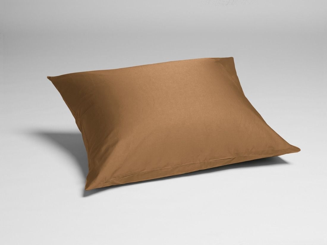 Kissenbezug Baumwollsatin caramel 50x60