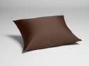 Kissenbezug Baumwollsatin Chestnut
