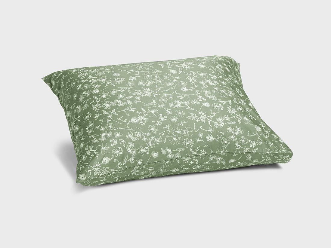 Kissenbezug Baumwollsatin fields of olive 50x60