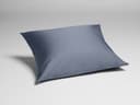 Kissenbezug Baumwollsatin Misty Blue