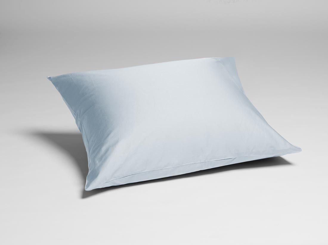 Kissenbezug Baumwollsatin Sky Blue