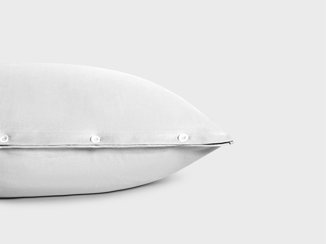 Kissenbezug Baumwolljersey Pure White