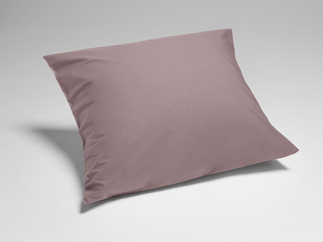 Kissenbezug Perkal-Baumwolle Mauve 80x80