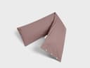 Seitenschläferkissenbezug Flanell Mauve Chambray 37x160