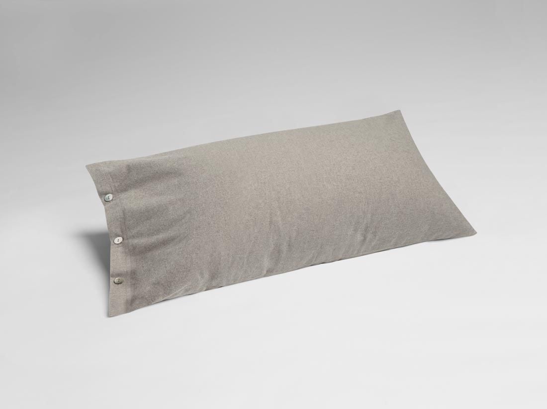 Kissenbezug Flanell Stone Brown