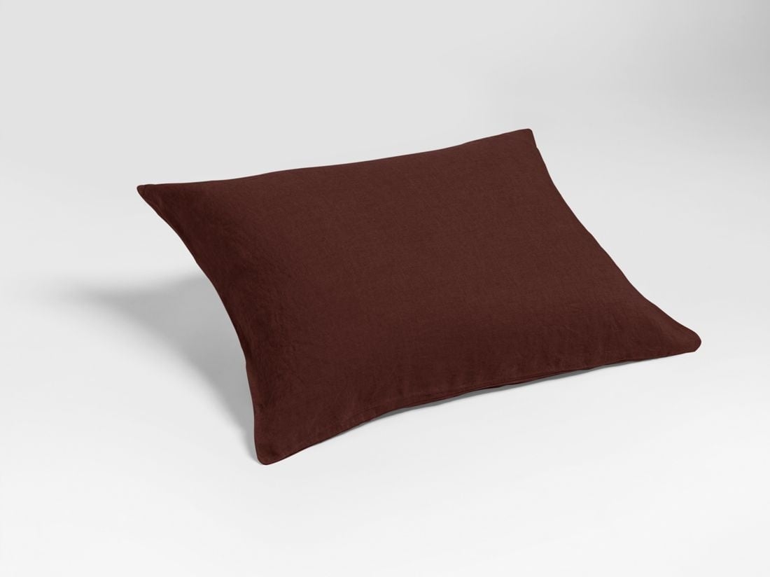Kissenbezug Gewaschenes Leinen Rosewood