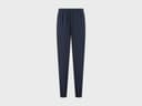 Pyjamahose Damen Jersey Midnight Blue