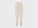 Pyjamahose Damen Jersey Sunrise White