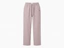 Damen-Pyjamahose aus Leinen Rose White Stripe