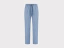 Pyjamahose Damen Flanell Light Blue