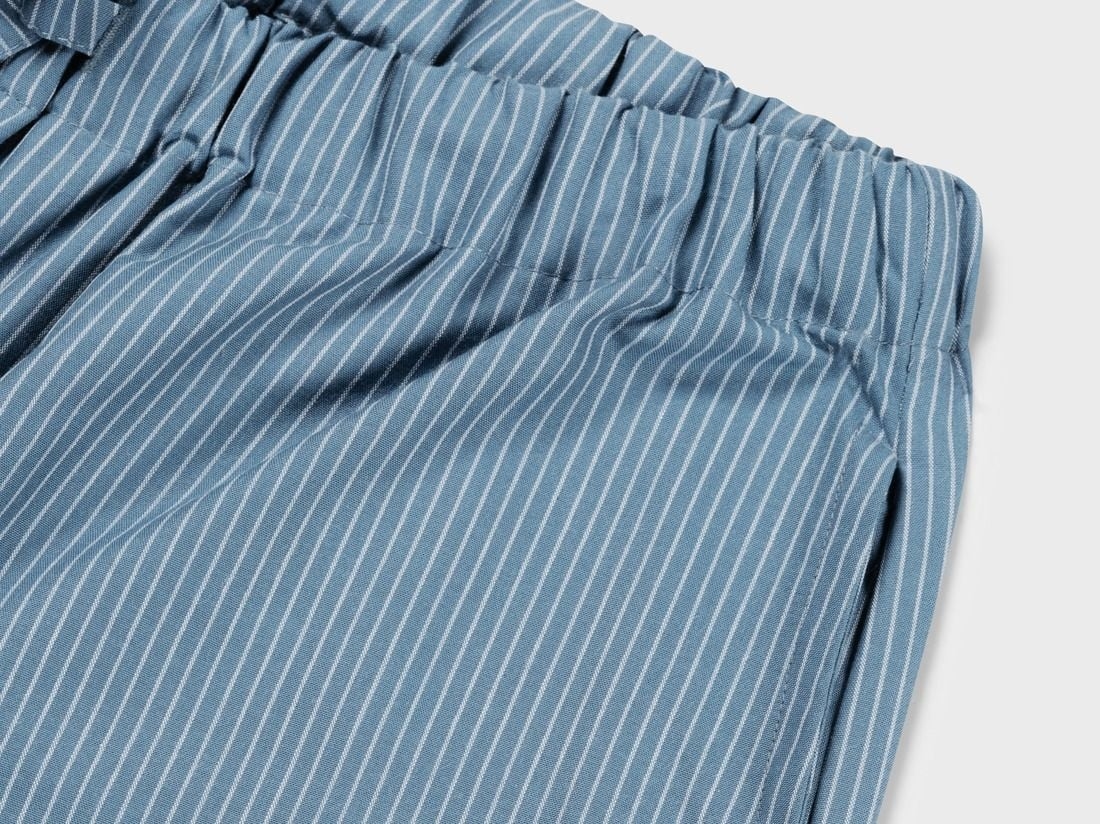 Pyjamahose Unisex TENCEL™ Blue/White Stripe