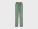 Pyjamahose Unisex TENCEL™ Green/White Stripe