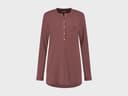 Pyjamaoberteil Damen Baumwolljersey Evening Rose