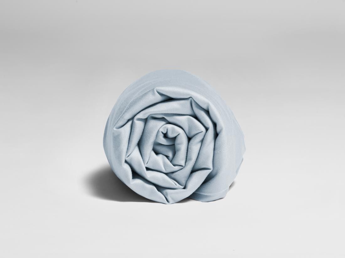 Kinderlaken Baumwollsatin Sky Blue