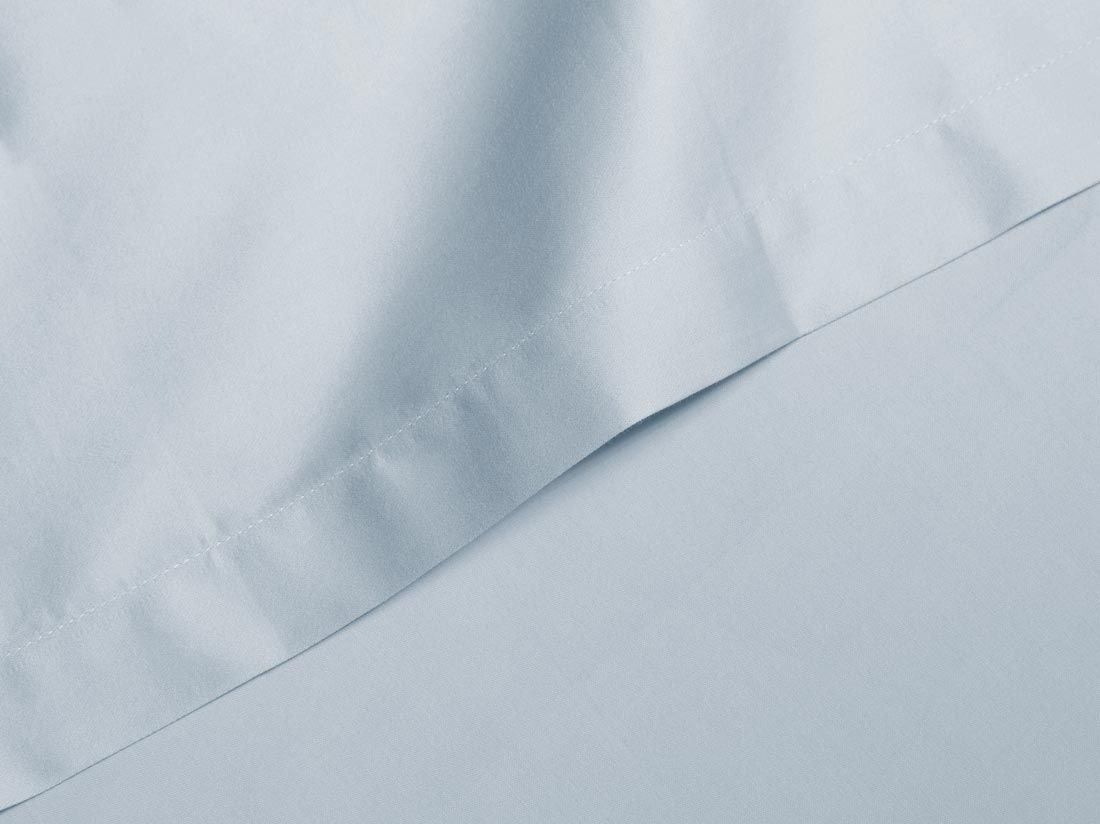 Kinderlaken Baumwollsatin Sky Blue