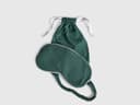 Schlafmaske Baumwolljersey Pine Green