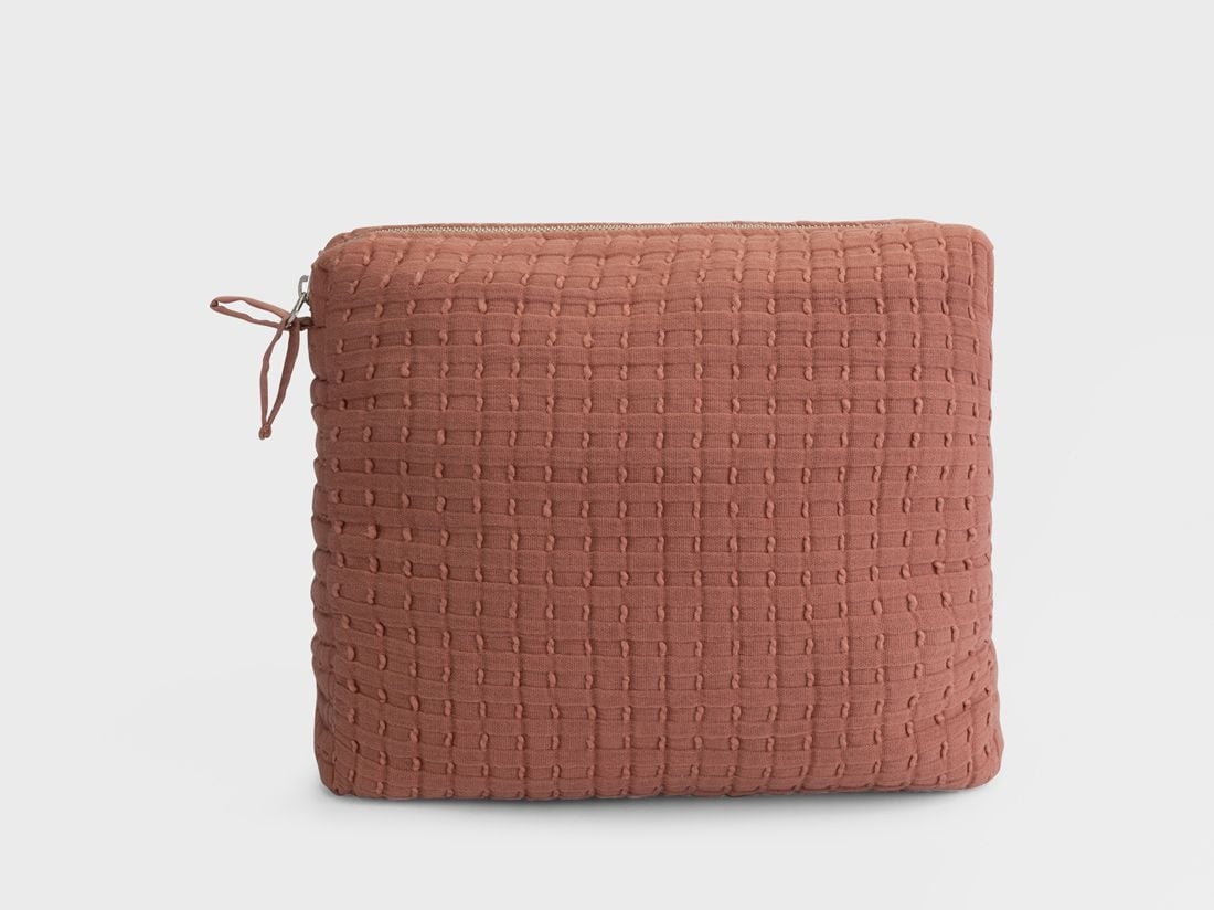 Kulturbeutel Musselin-Baumwolle Rose Cloud