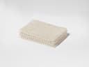 Waschlappen Dots White Sand 15x22 - 4 st