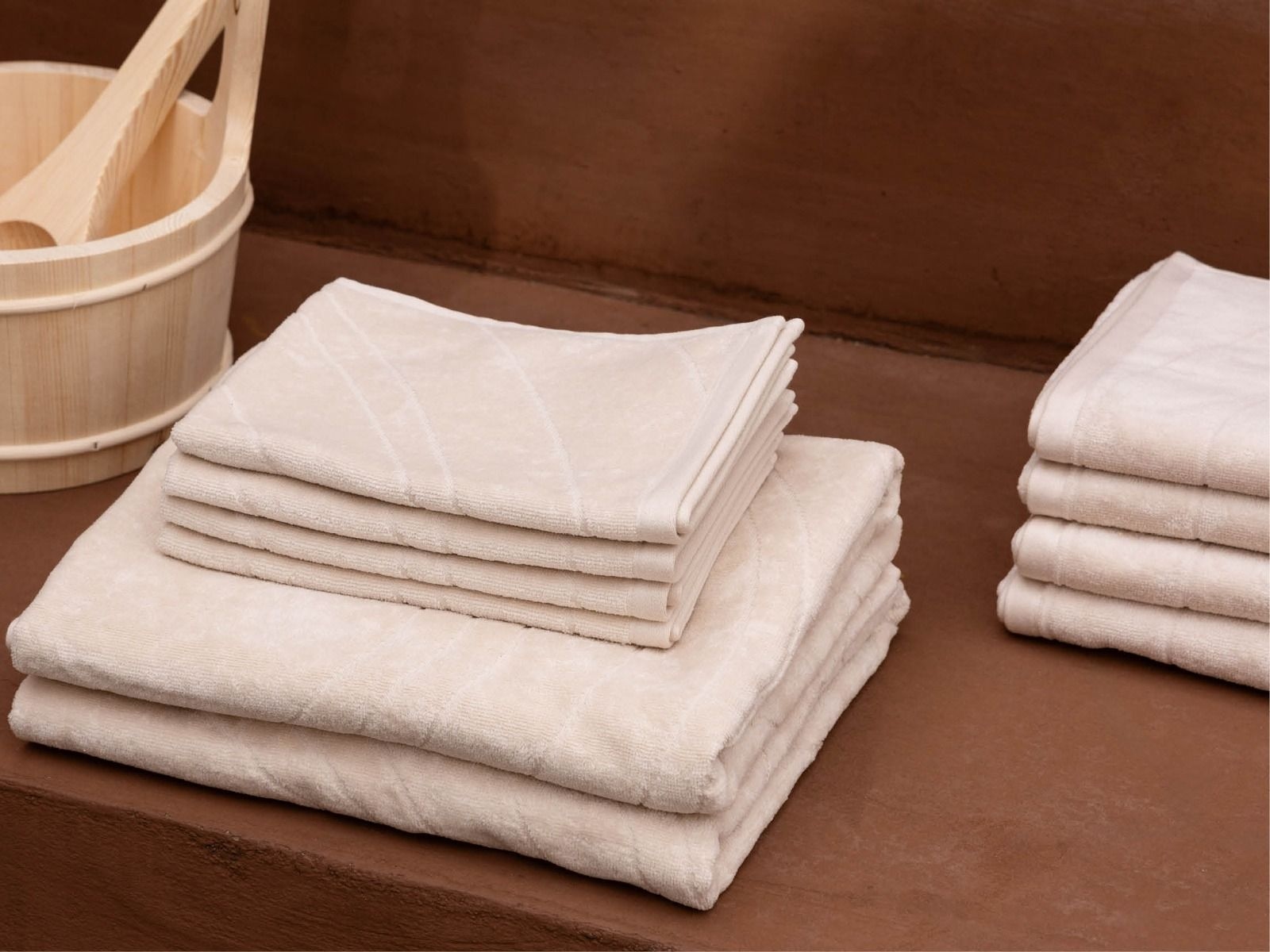 Handtücher Velours Soft Sand 50x100