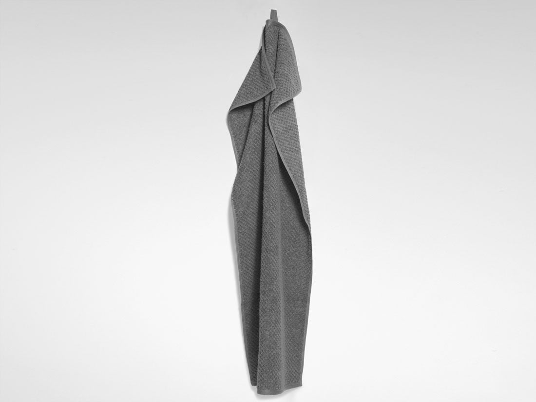 Duschtücher Dots Dark Grey 70x140 - 2 Stk