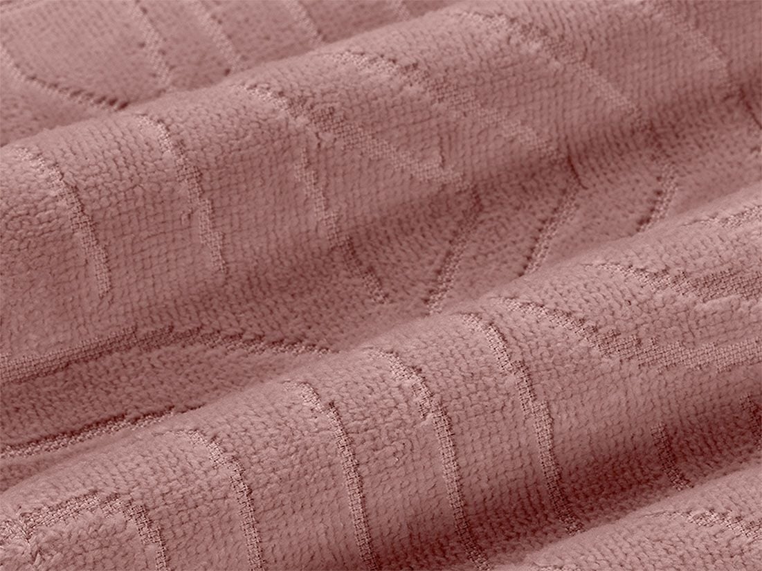 Bademantel Velours Blush Rose