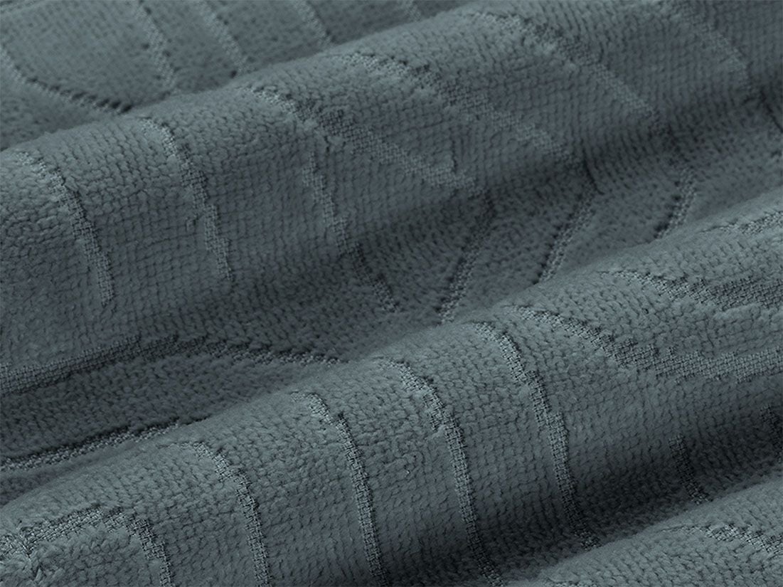 Bademantel Velours Pebble Blue