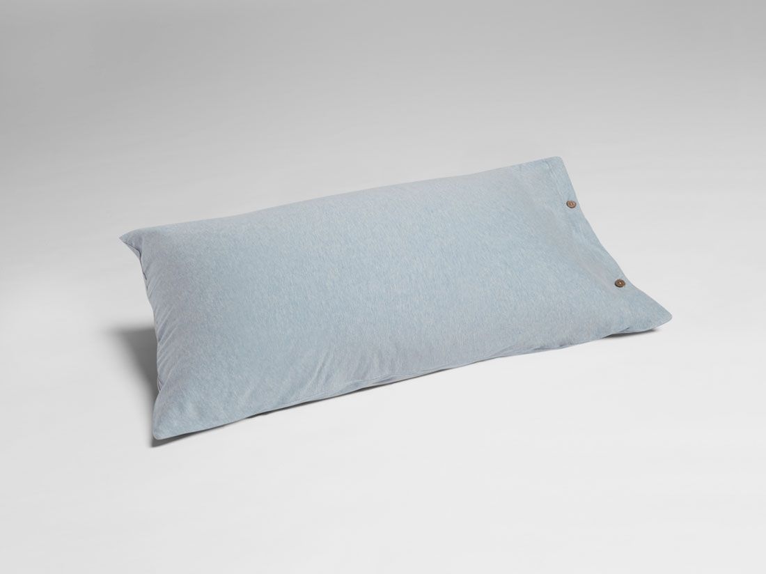 Kissenbezug Baumwolljersey Soft Blue