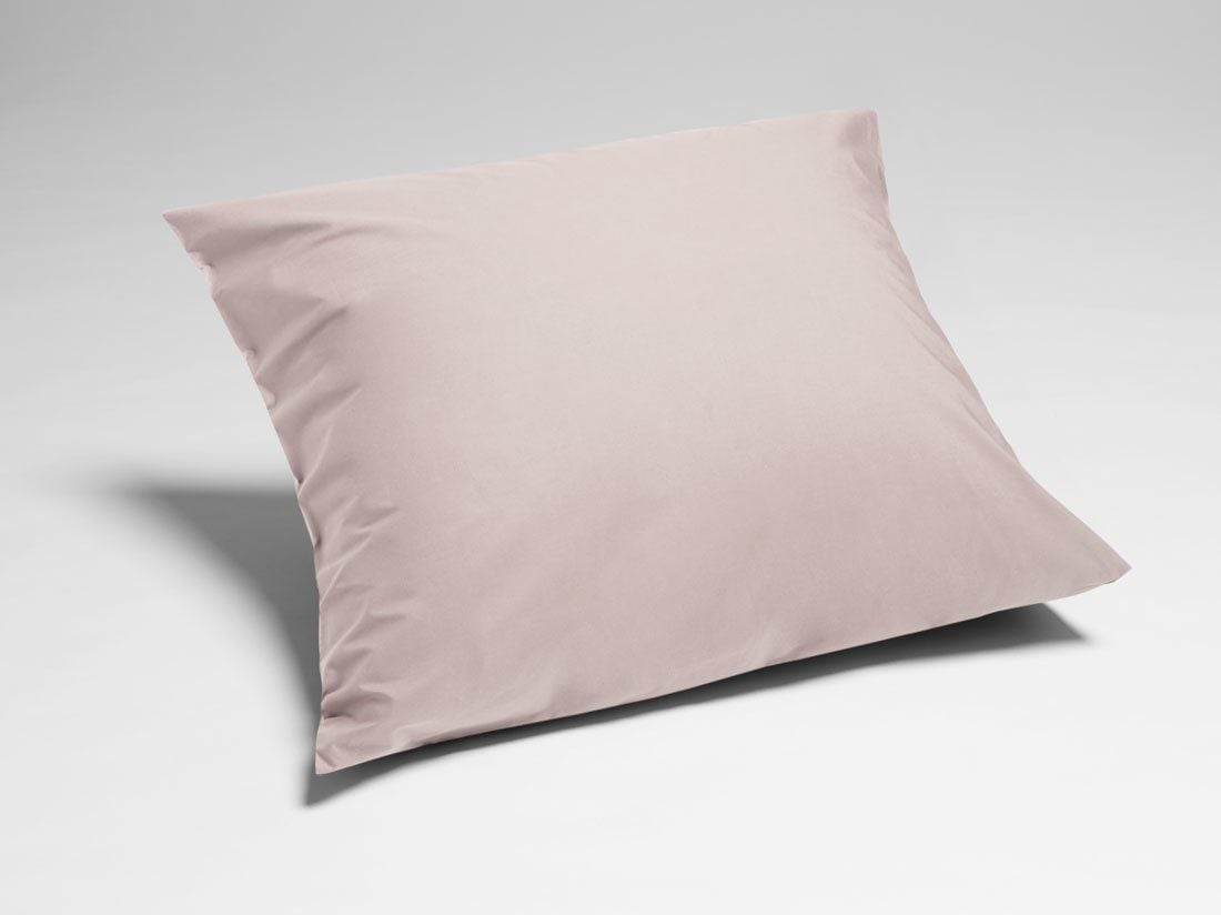 Kissenbezug Perkal-Baumwolle Pale Rose 80x80
