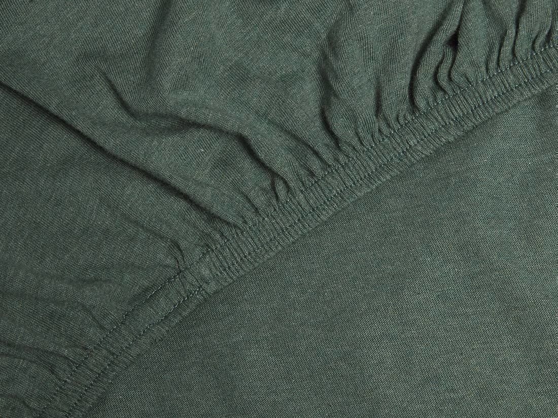 Spannbettlaken Baumwolljersey Pine Green
