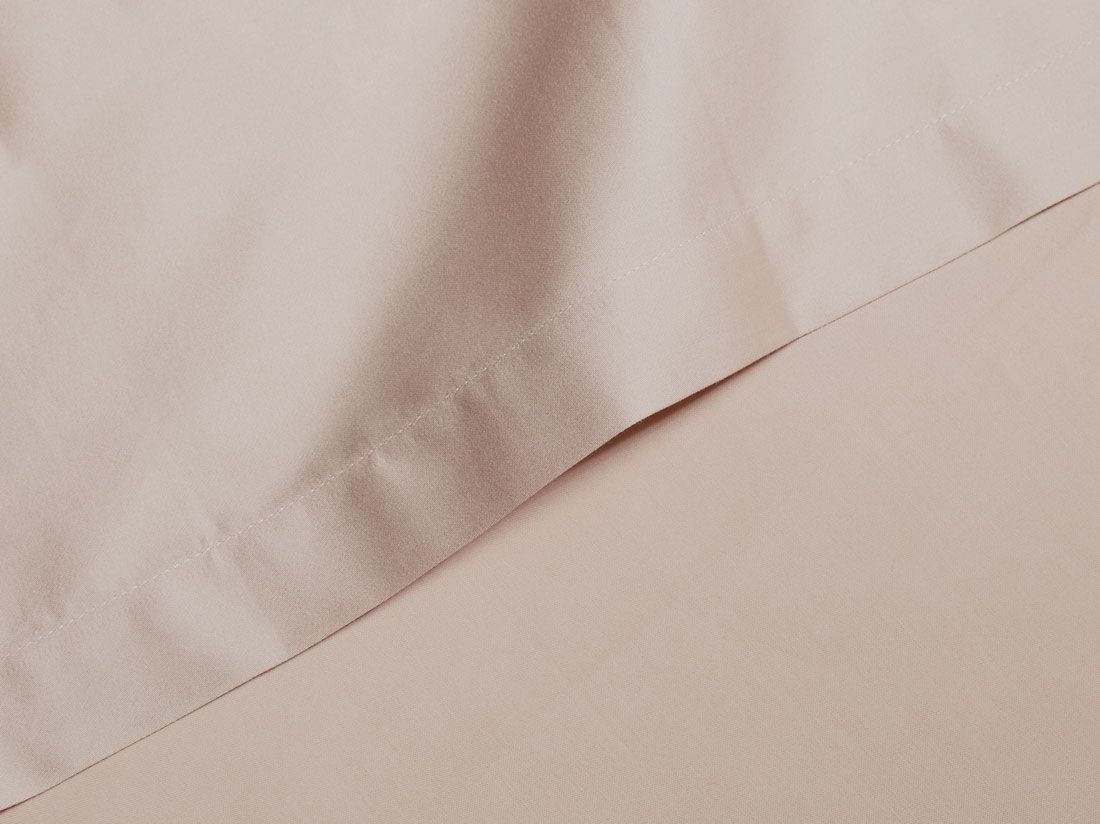 Kinderlaken Baumwollsatin Dusty Rose