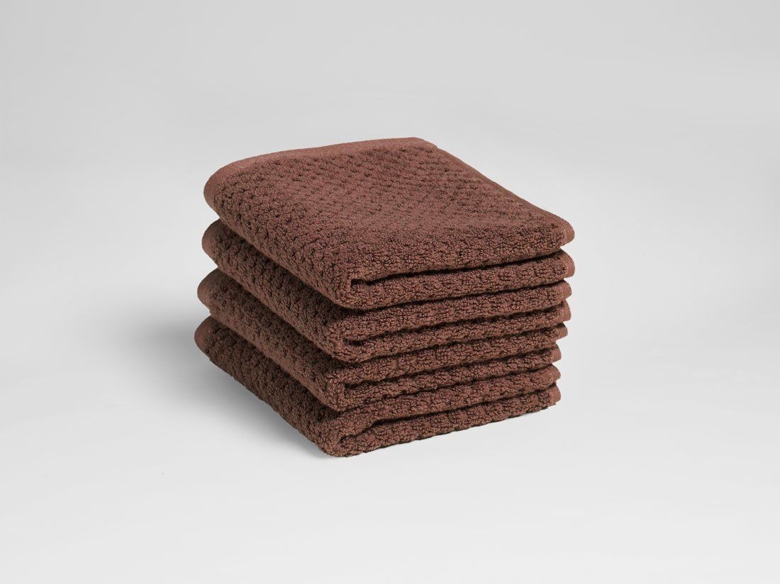 Gästehandtücher Dots Mud Rose 30x50 - 4 st