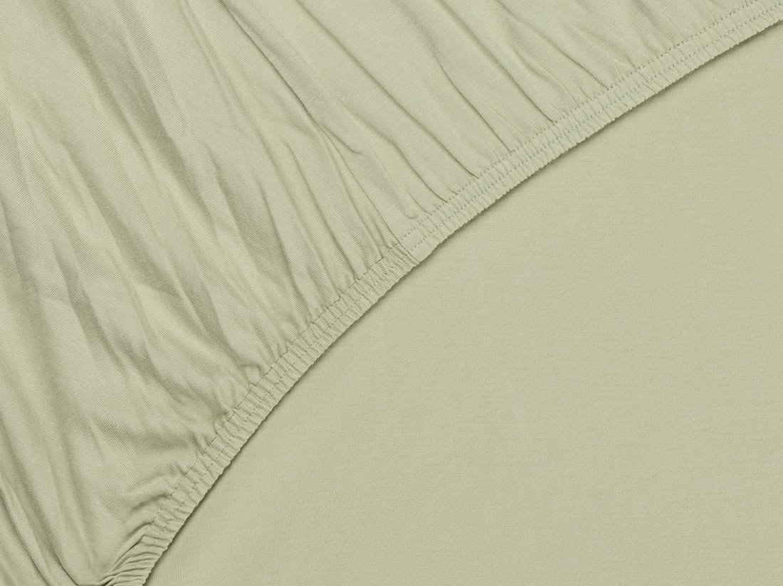 Spannbettlaken Baumwolljersey Pistachio Green
