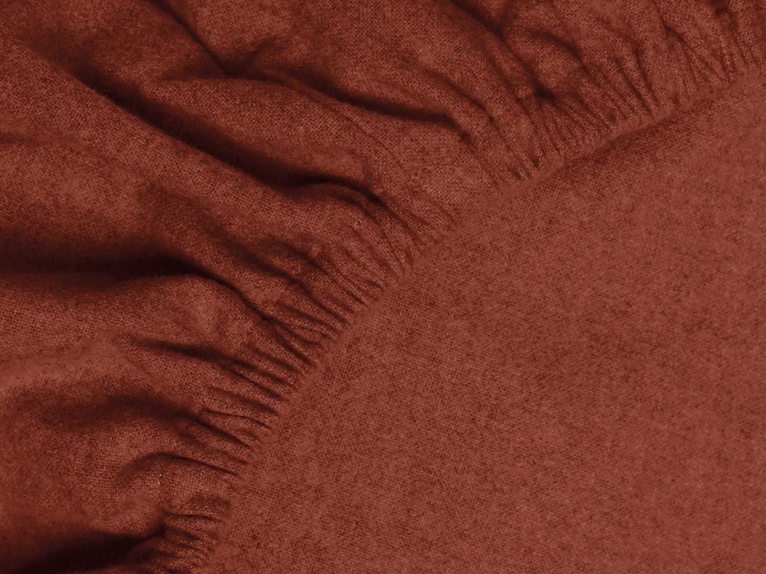 Spannbettlaken Flanell Red Velvet