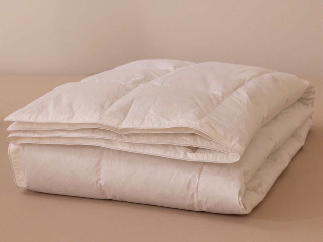 Daunendecke Übergang