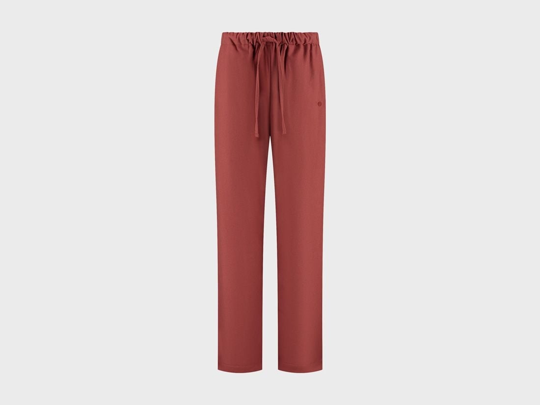 Pyjamahose Damen Flanell Red Velvet