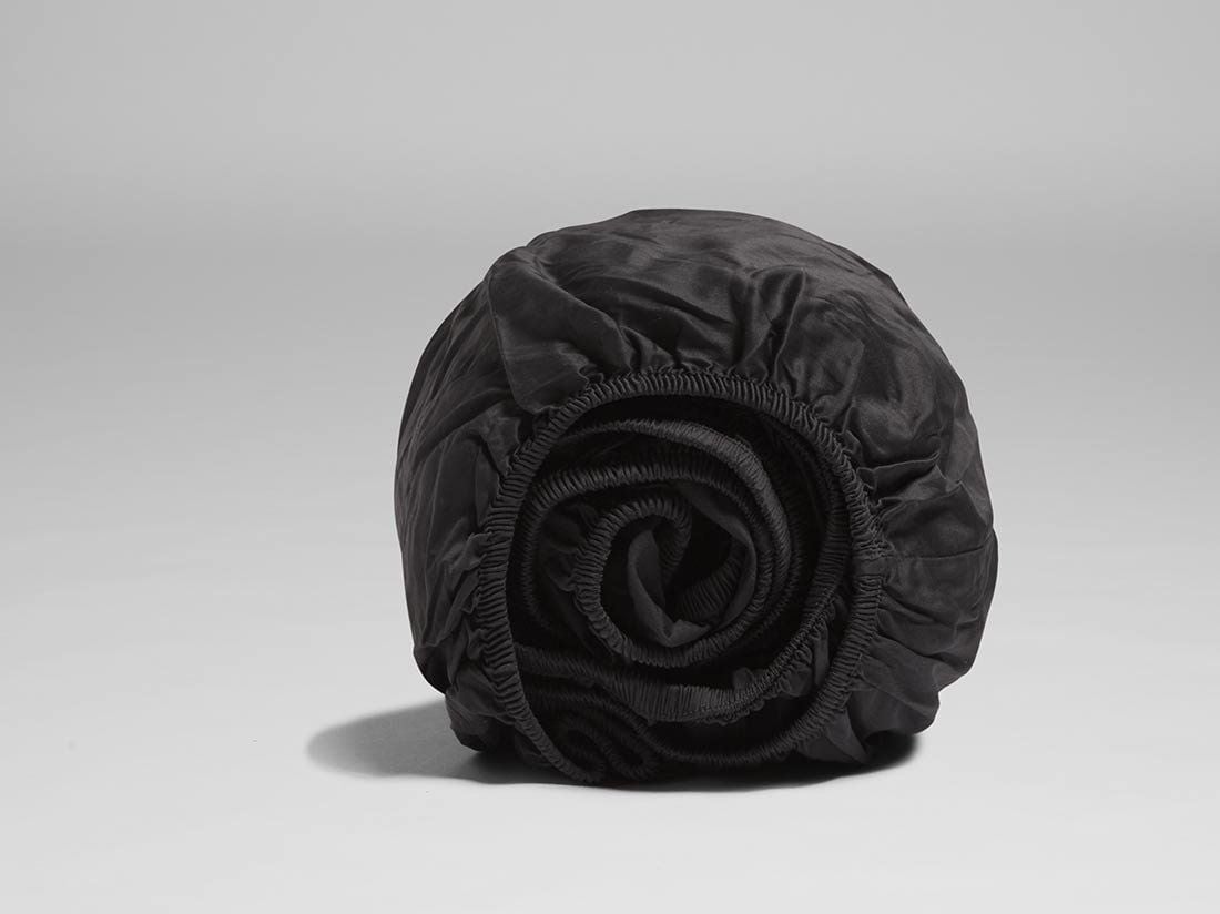 Spannbettlaken Perkal-Baumwolle Dark Grey 90x210x30