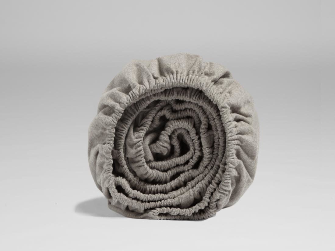 Spannbettlaken Flanell Stone Brown