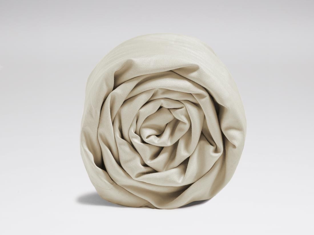 Laken Baumwollsatin Sandy Grey